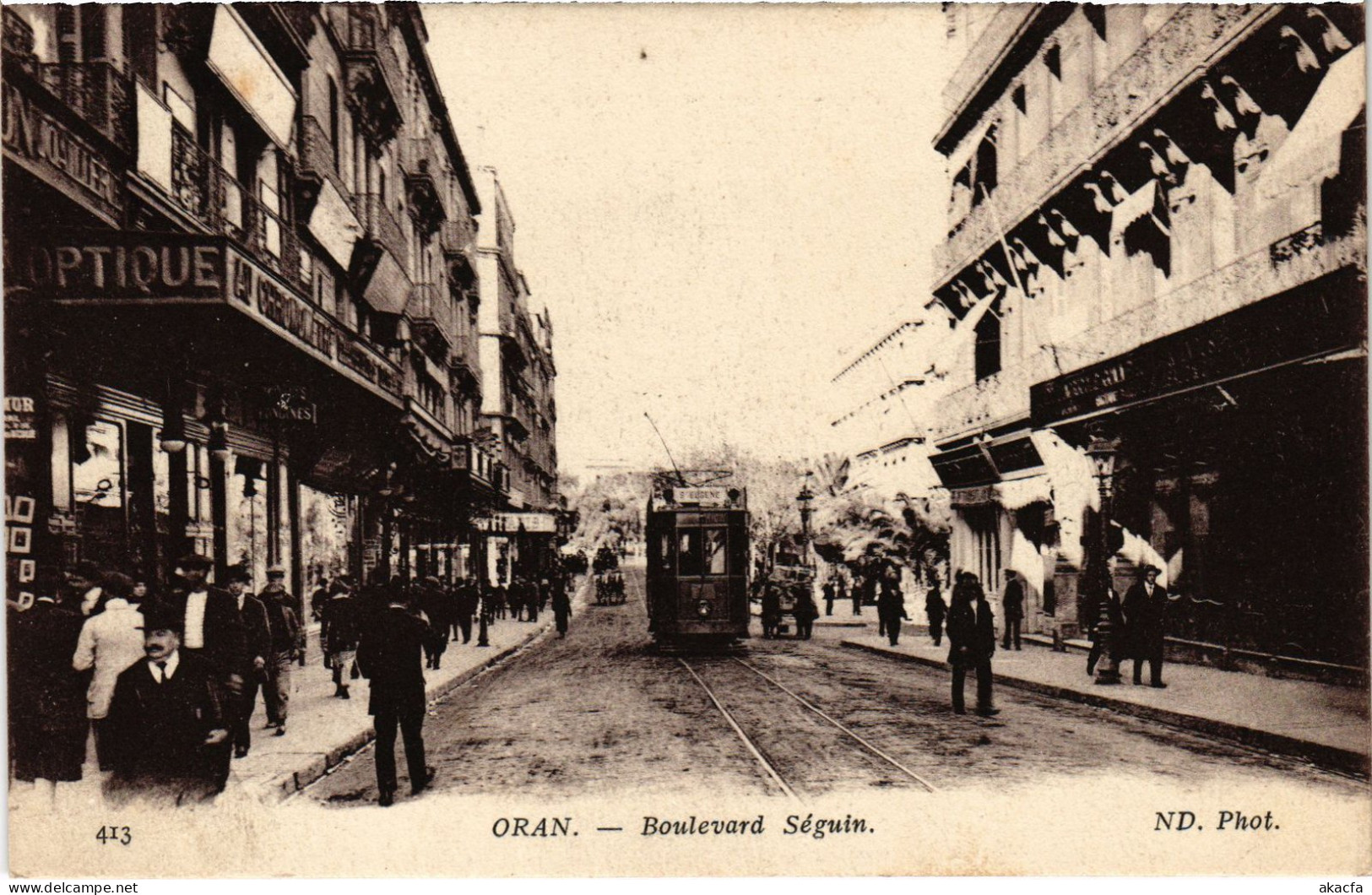 CPA AK ORAN Boulevard Seguin ALGERIA (1389145) - Oran