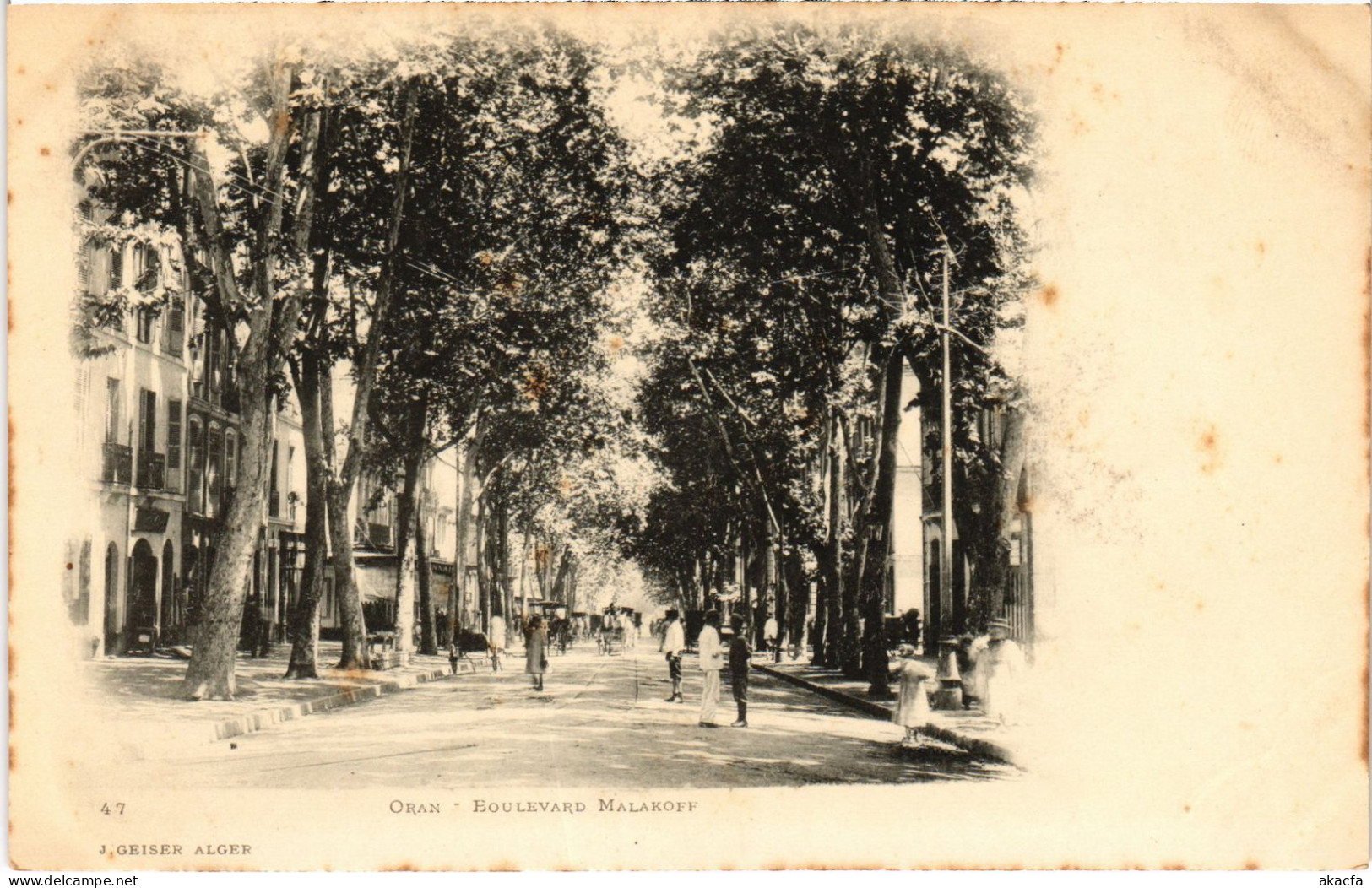 CPA AK ORAN Boulevard Malakoff ALGERIA (1389132) - Oran