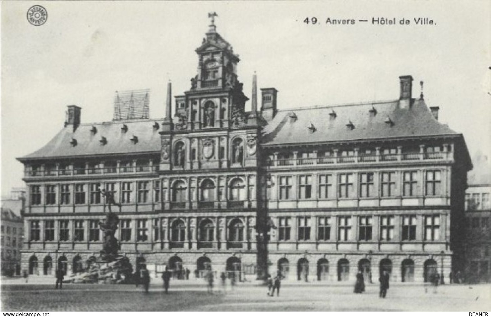 ANVERS : Hôtel De Ville. Carte Impeccable. - Antwerpen