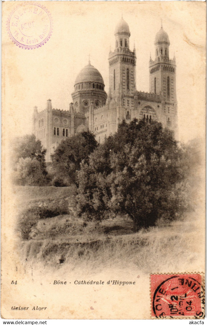 CPA AK BONE Cathedrale D'Hippone ALGERIA (1389104) - Annaba (Bône)