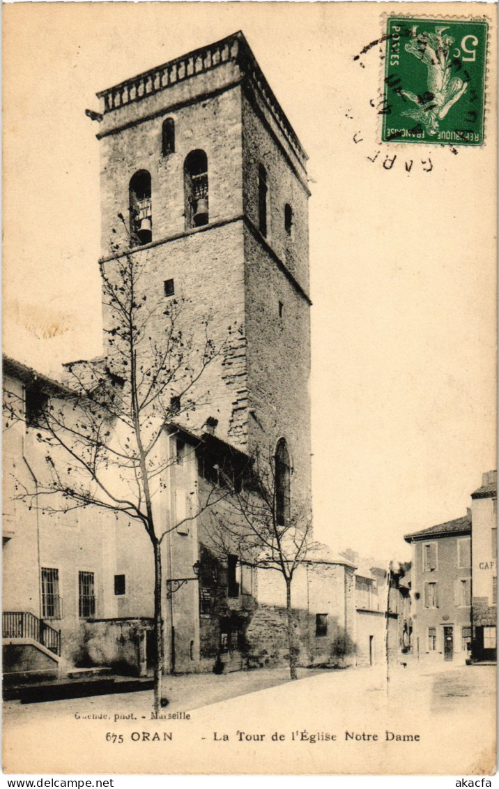 CPA AK ORAN Tour De L'Eglise Notre-Dame ALGERIA (1389102) - Oran