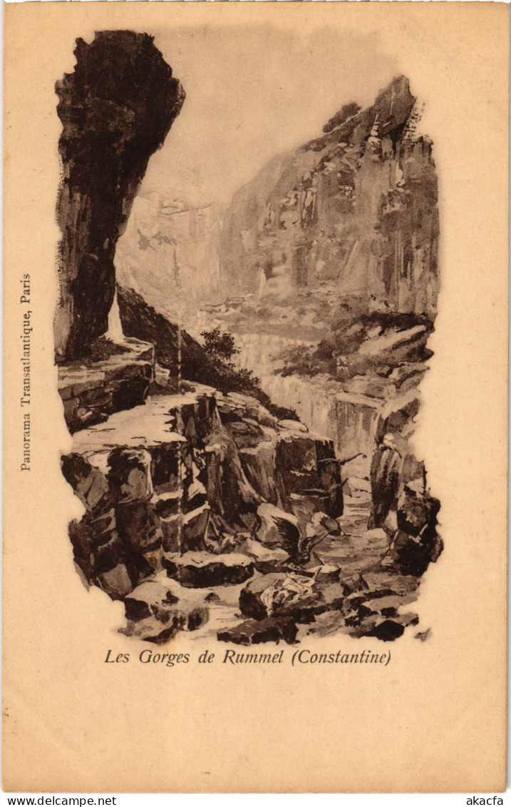 CPA AK CONSTANTINE Les Gorges Du Rummel ALGERIA (1389099) - Constantine