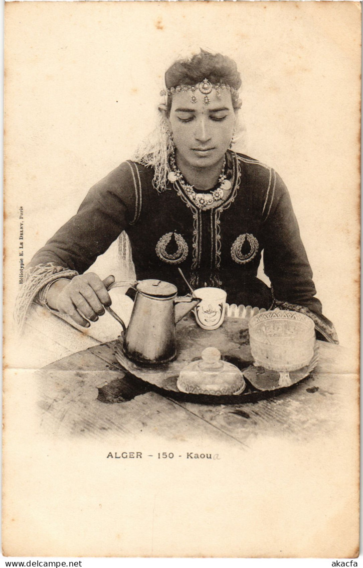 CPA AK ALGER Kaou - Type ALGERIA (1389047) - Algeri
