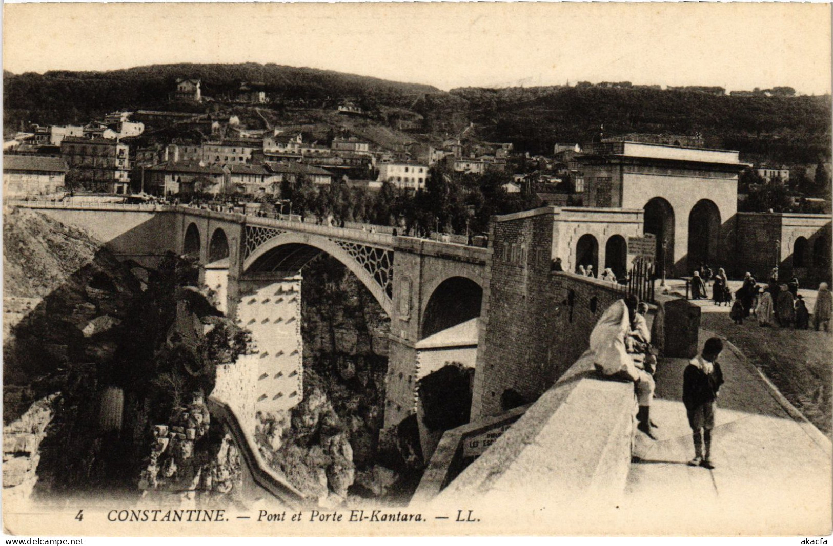 CPA AK CONSTANTINE Pont Et Porte El-Kantara ALGERIA (1389014) - Konstantinopel