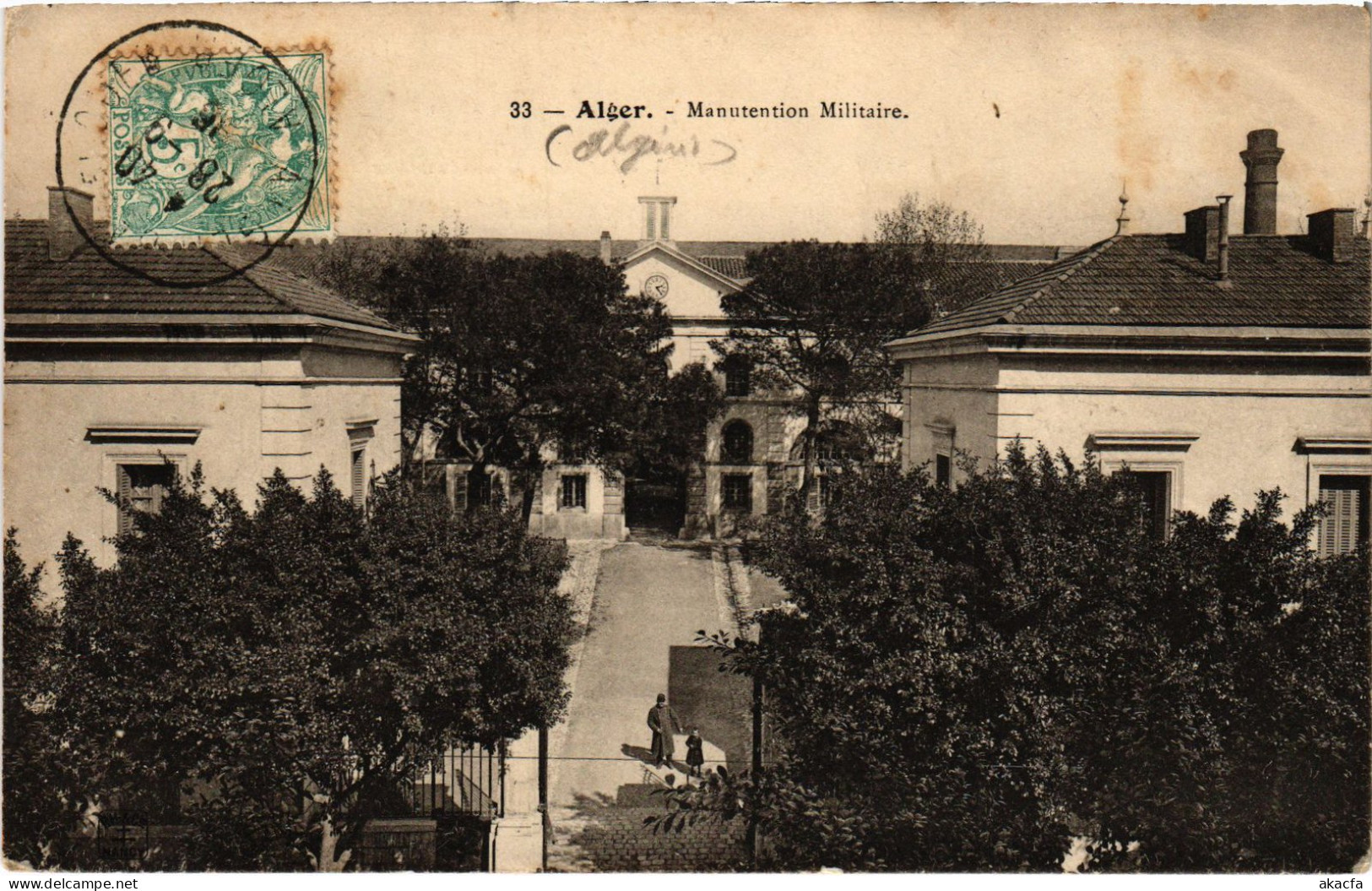 CPA AK ALGER Manutention Militaire ALGERIA (1388989) - Algeri