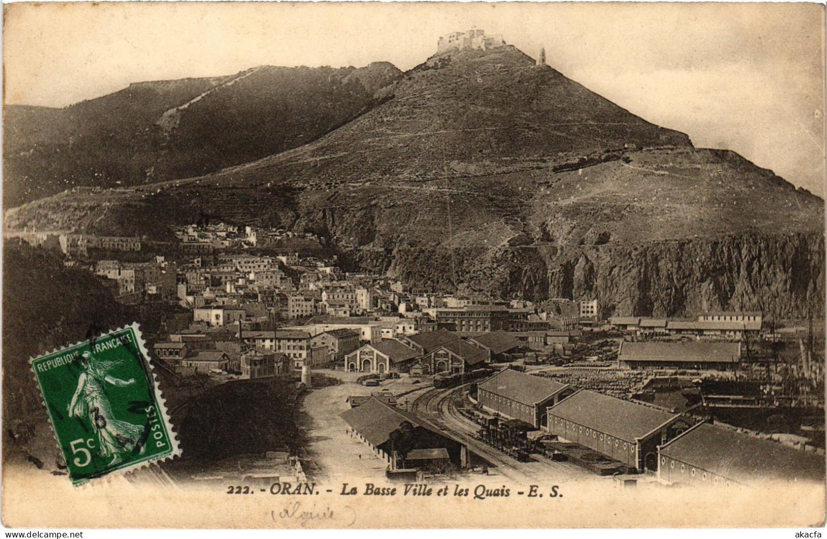 CPA AK ORAN La Basse Ville Et Les Quais ALGERIA (1388981) - Oran