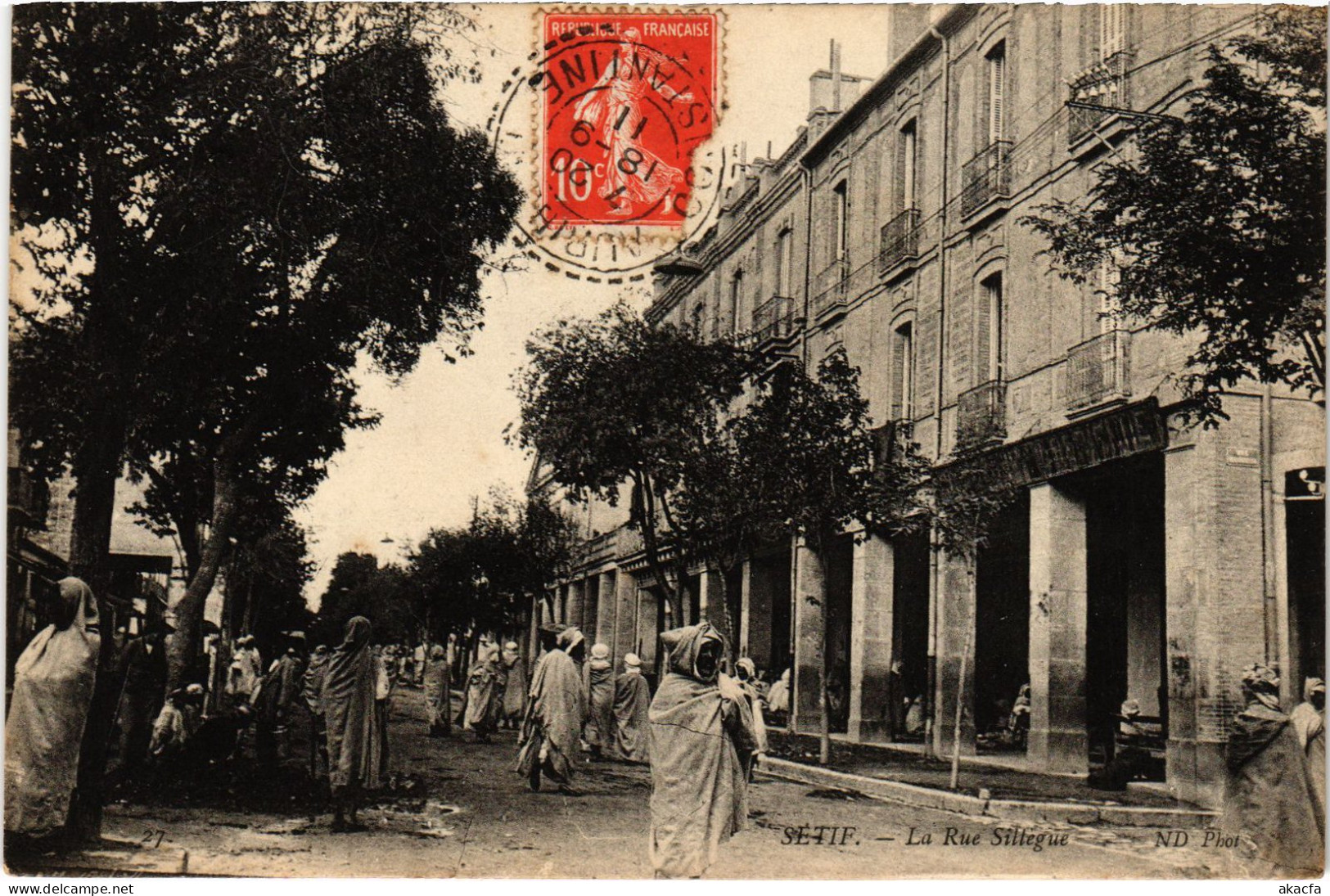 CPA AK SETIF Rue Siltegue ALGERIA (1388963) - Sétif