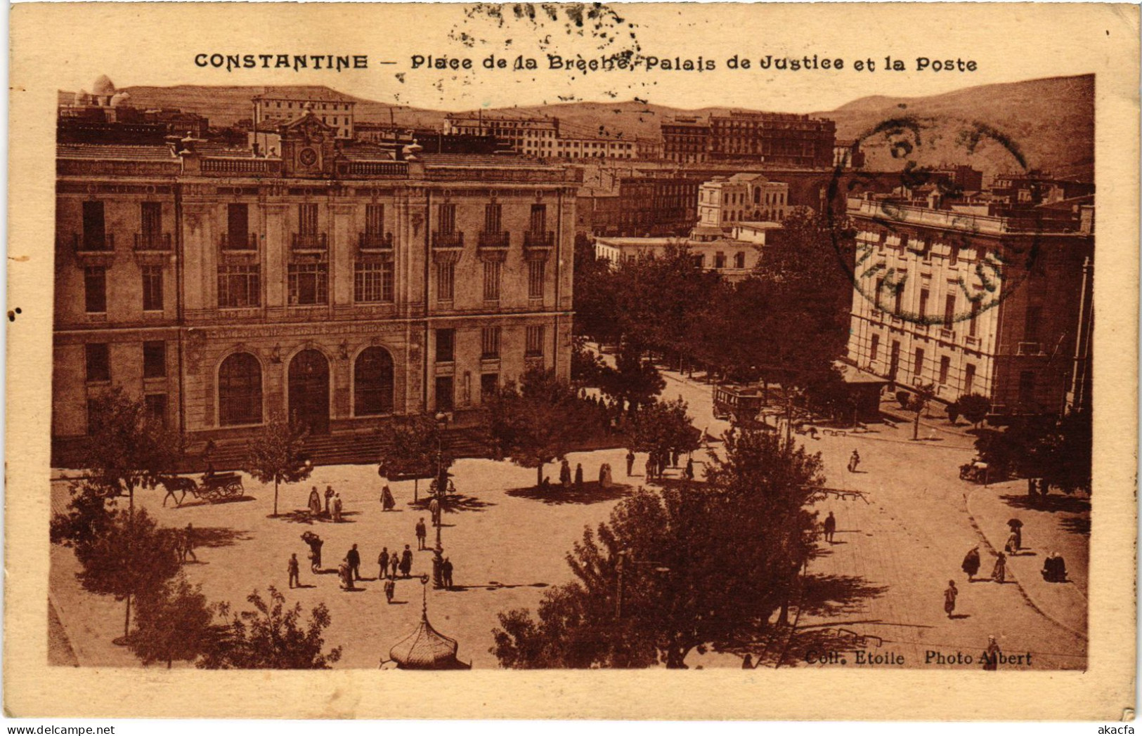 CPA AK CONSTANTINE Place De La Breche - Palais De Justice ALGERIA (1388966) - Constantine