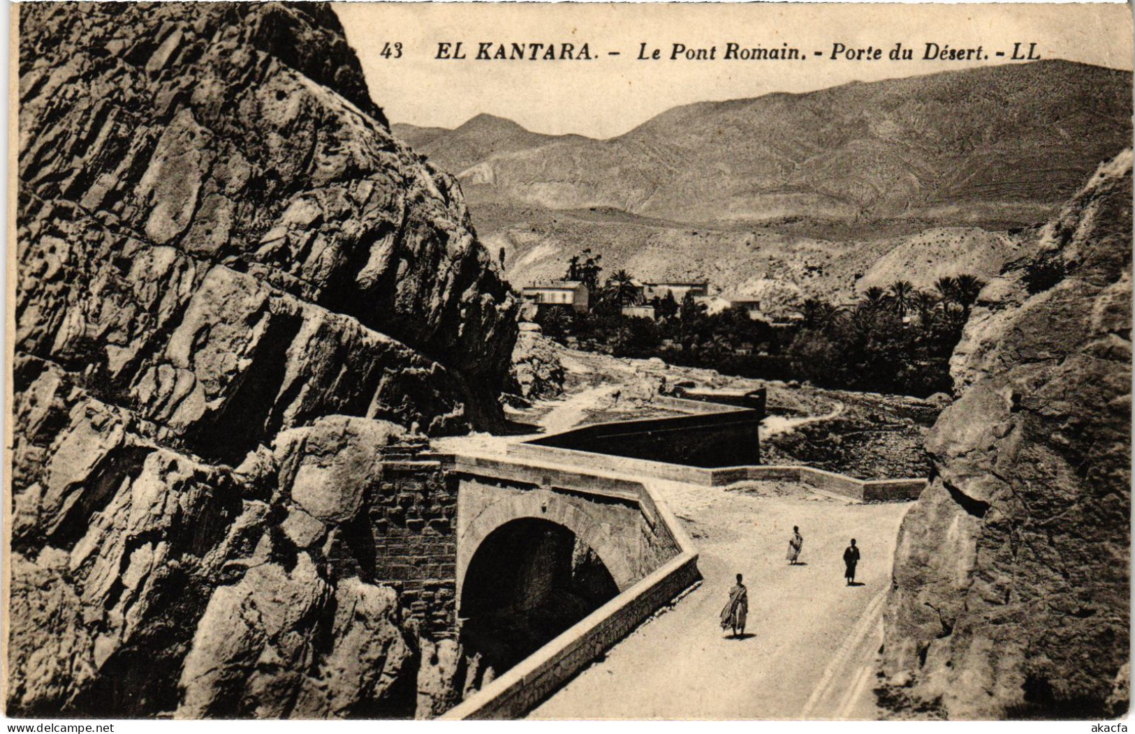 CPA AK EL-KANTARA Le Pont Romain - Porte Du Desert ALGERIA (1388955) - Sonstige & Ohne Zuordnung