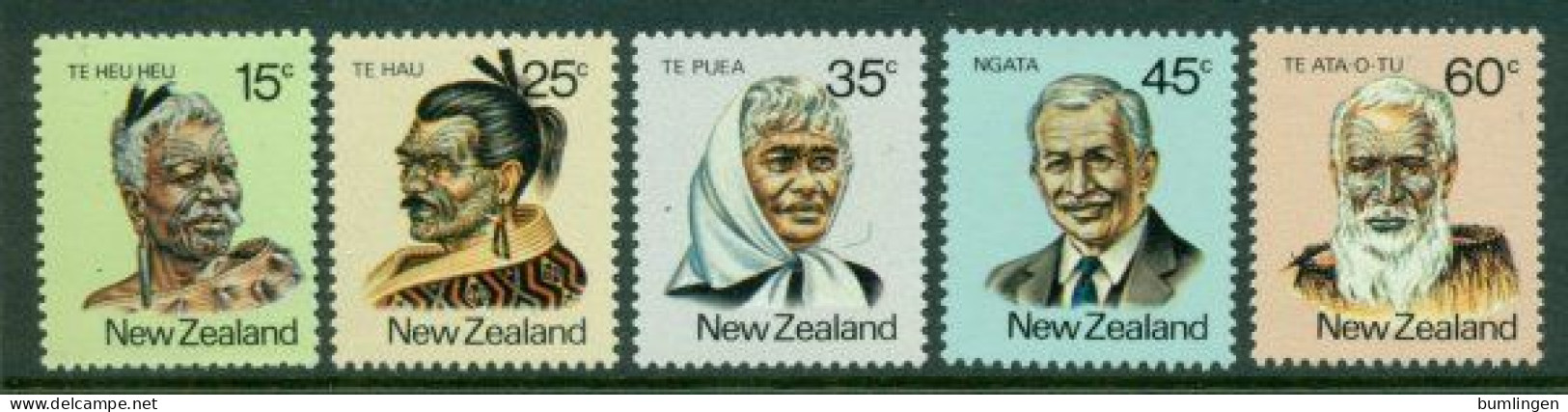 NEW ZEALAND 1980 Mi 810-14** Maori Personalities [B923] - Other & Unclassified