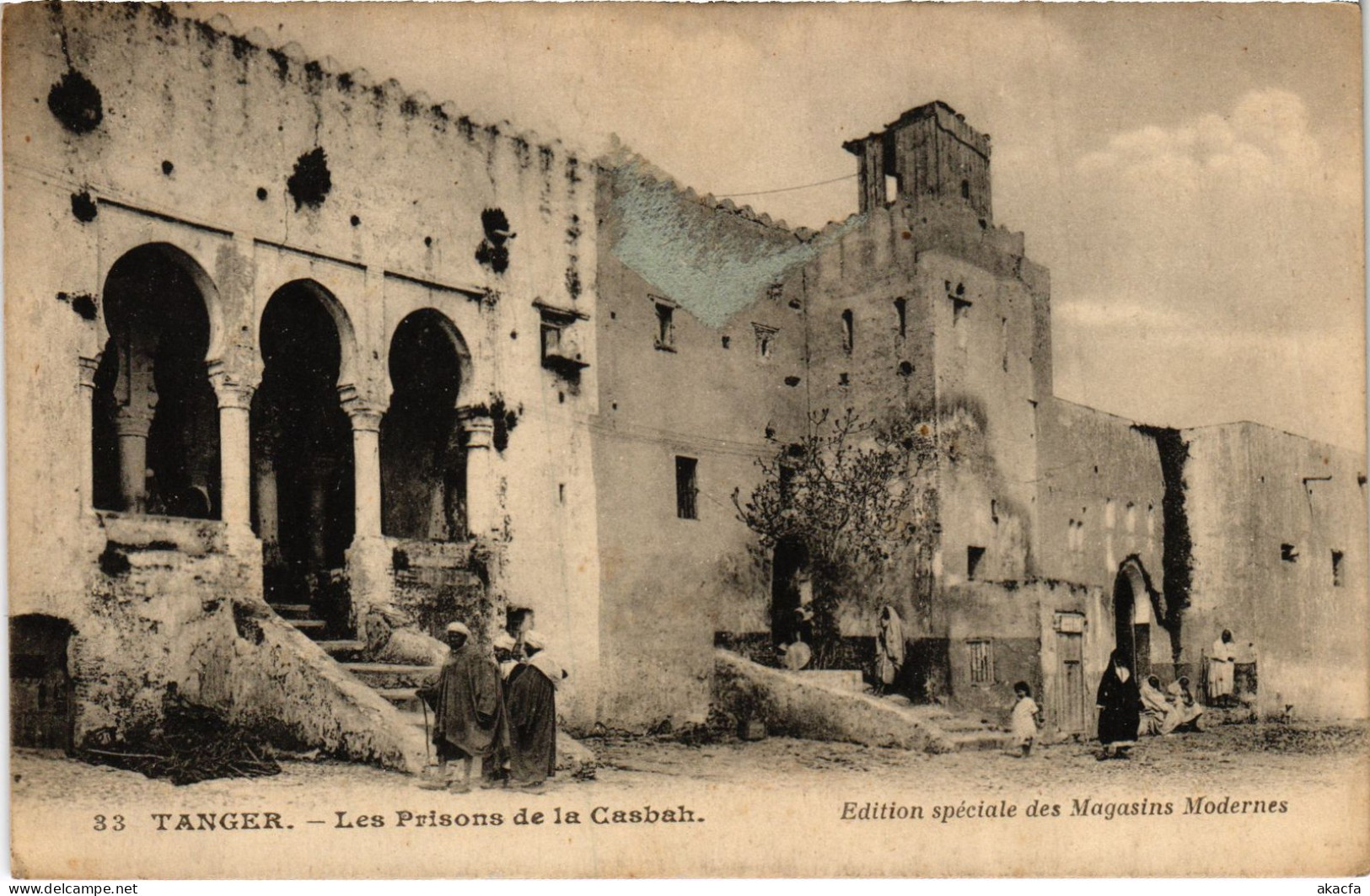 CPA AK TANGER Les Prisons De La Casbah MOROCCO (1389933) - Sonstige & Ohne Zuordnung