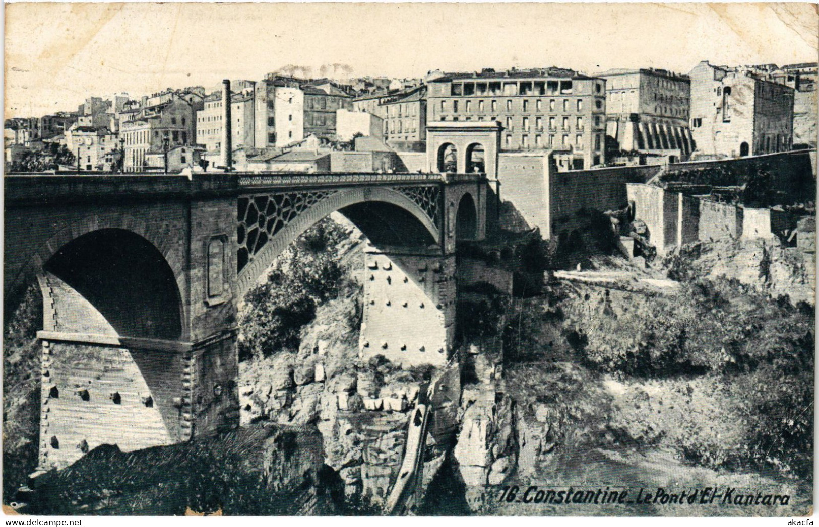 CPA AK CONSTANTINE Le Pont D'El-Kantara ALGERIA (1389845) - Constantine