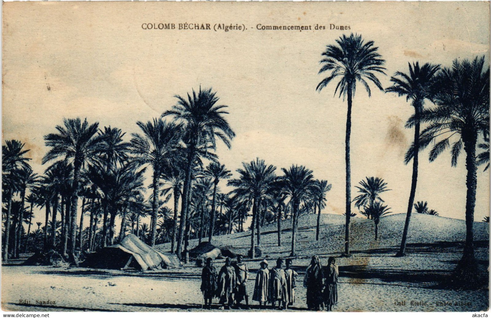 CPA AK COLOMB-BECHAR Commencement Des Dunes ALGERIA (1389834) - Bechar (Colomb Béchar)