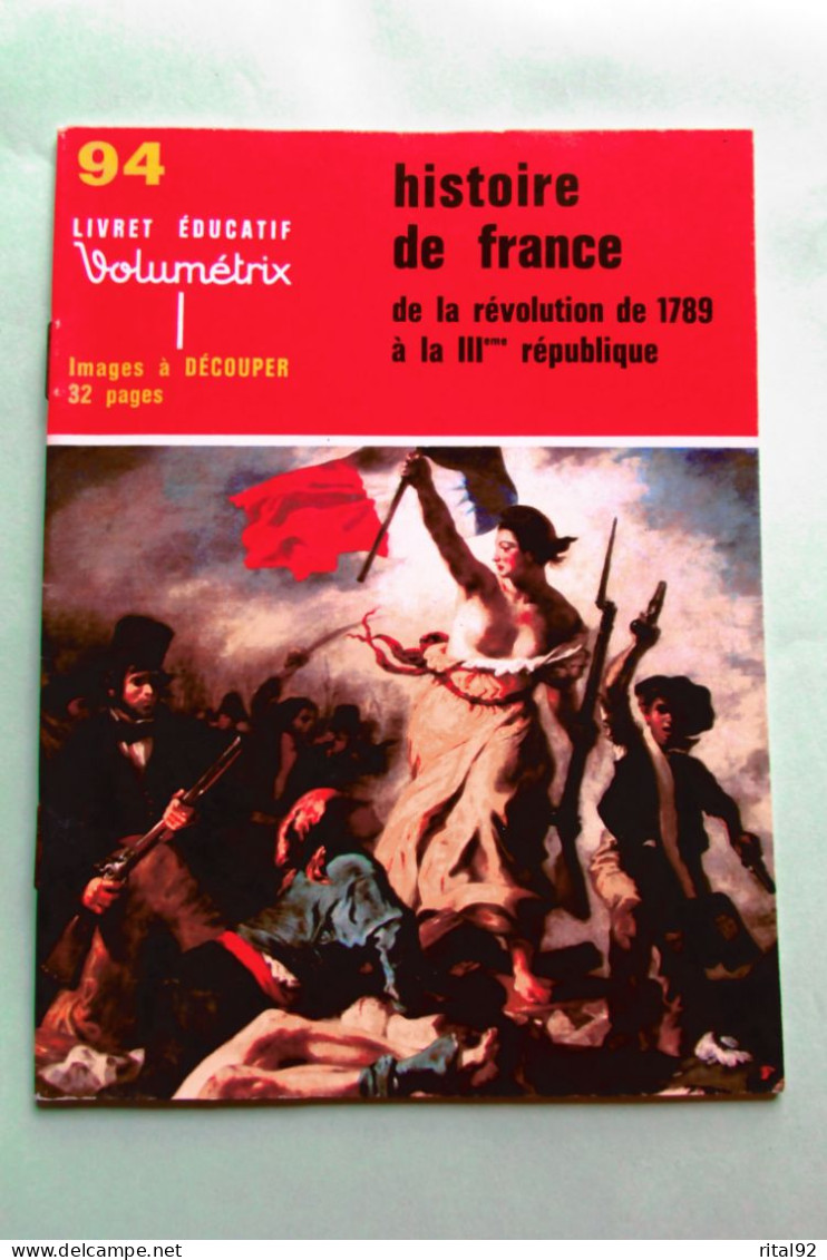 VOLUMETRIX - Livret Educatif Images à Découper - Edition 1979 - Fiches Didactiques