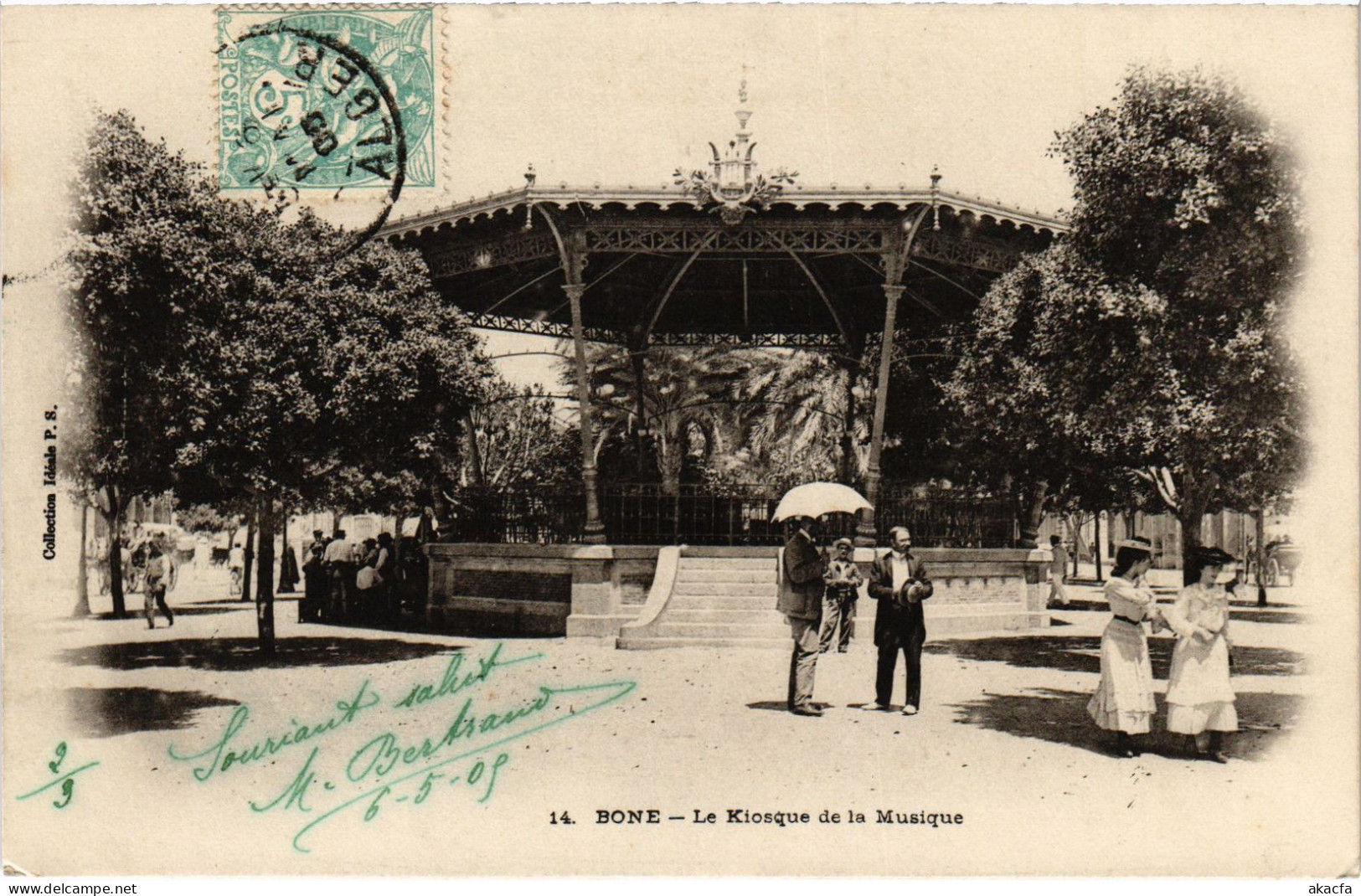 CPA AK BONE Le Kiosque De La Musique ALGERIA (1389778) - Annaba (Bône)