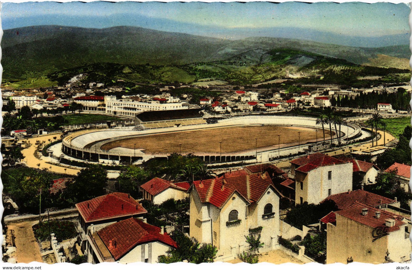 CPA AK BONE Vue Panoramique Sur Le Stade Municipal ALGERIA (1389775) - Annaba (Bône)