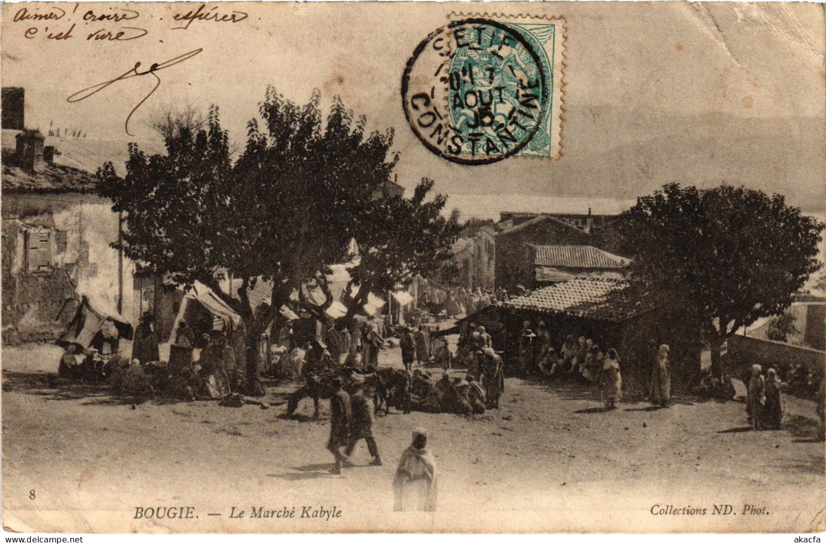 CPA AK BOUGIE Marche Kabyle ALGERIA (1389646) - Bejaia (Bougie)