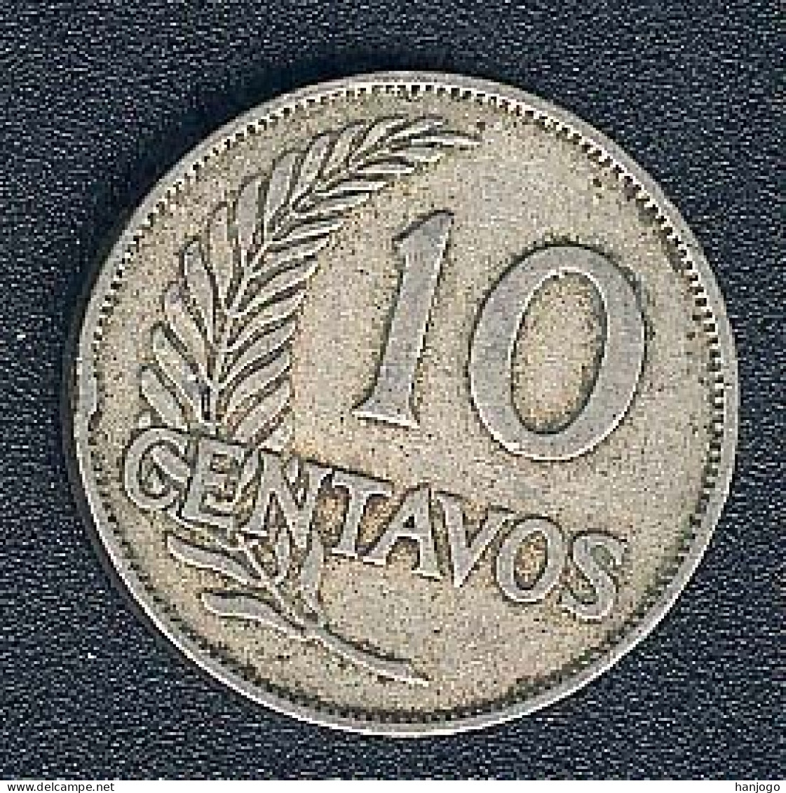 Peru, 10 Centavos 1937, CuNi - Peru