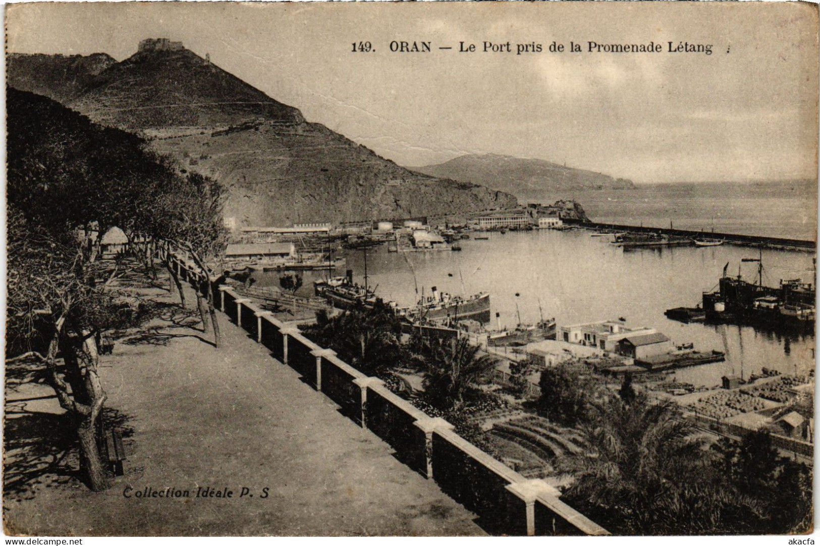 CPA AK ORAN Le Port Pris De La Promenade Letang ALGERIA (1389637) - Oran