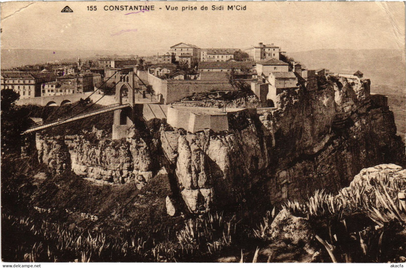 CPA AK CONSTANTINE Vue Prise De Sidi M'Cid ALGERIA (1389608) - Constantine