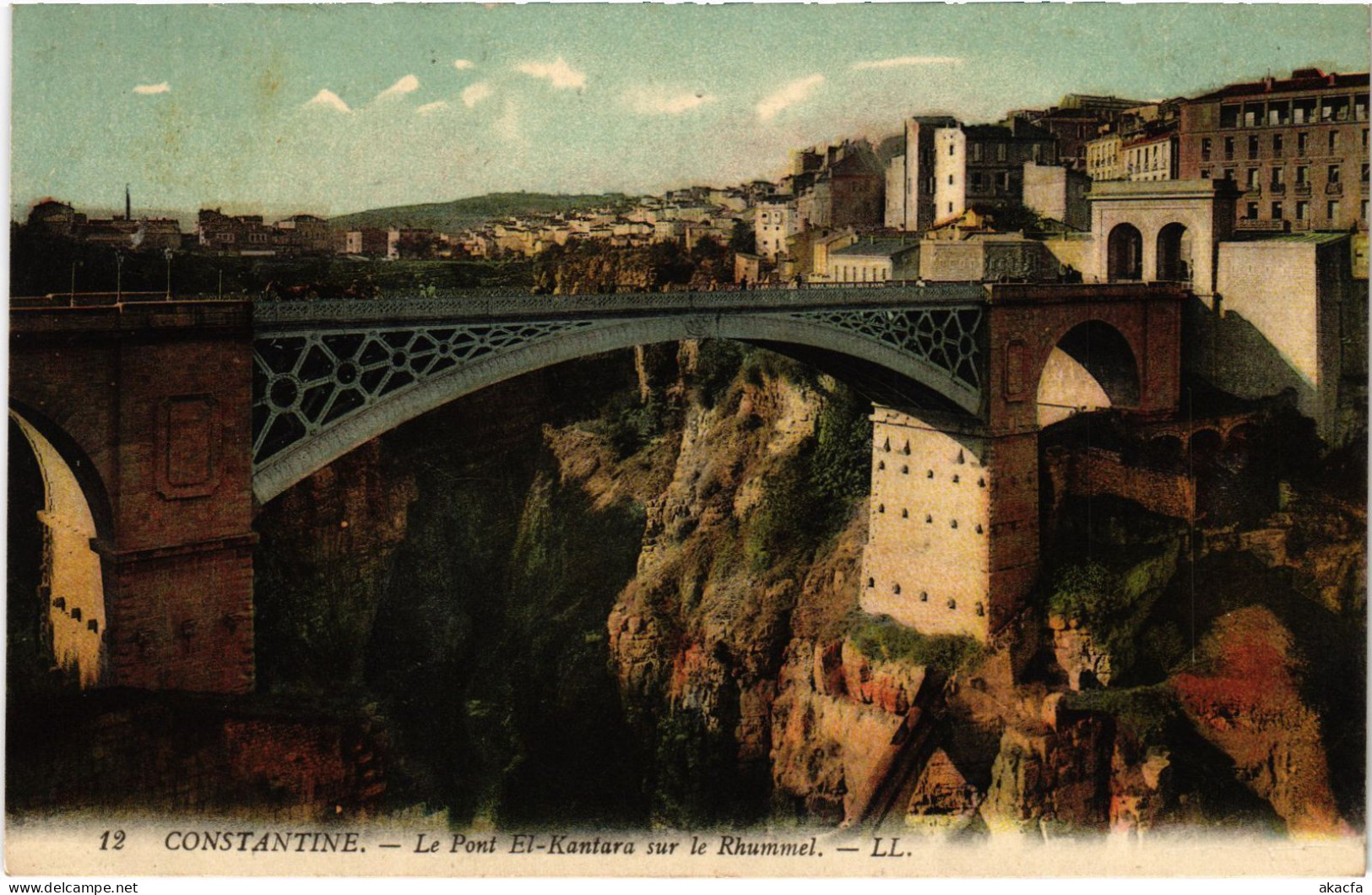 CPA AK CONSTANTINE Le Pont El-Kantara Sur Le Rhummel ALGERIA (1389591) - Constantine