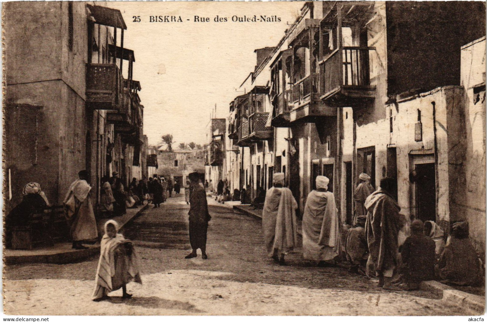 CPA AK BISKRA Rue Des Ouled-Nails ALGERIA (1389571) - Biskra