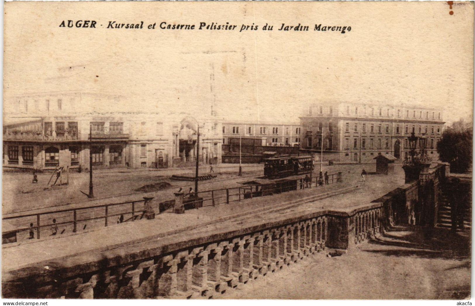 CPA AK ALGER Kursaal Et Caserne Pelissie ALGERIA (1389562) - Alger