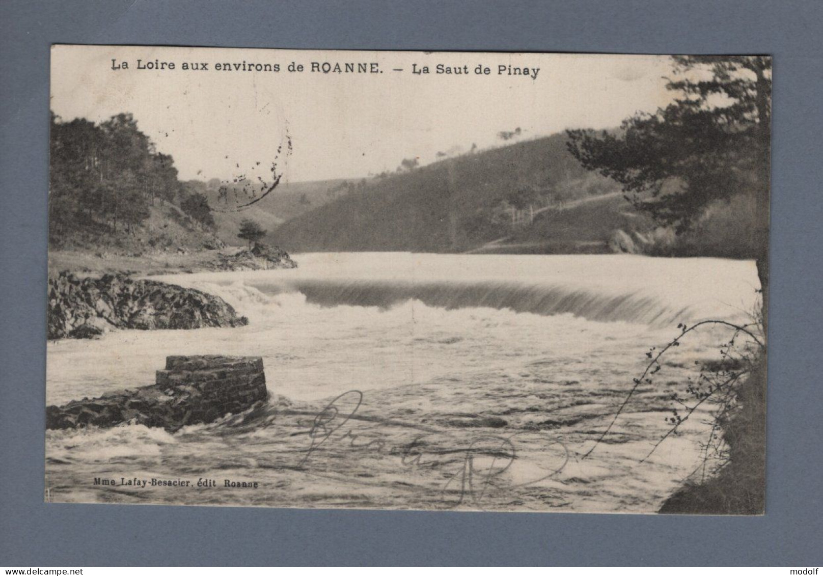 CPA - 42 - La Loire Aux Environs De Roanne - Le Saut De Pinay - Circulée - Roanne