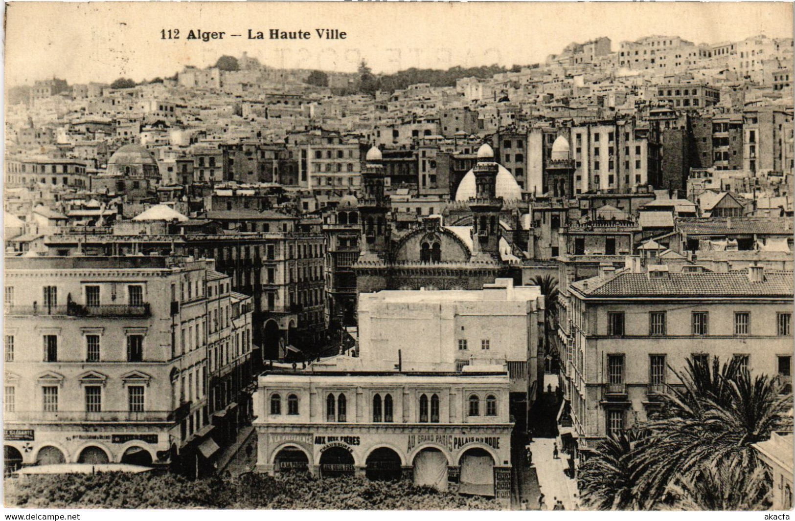 CPA AK ALGER La Haute Ville ALGERIA (1389544) - Alger