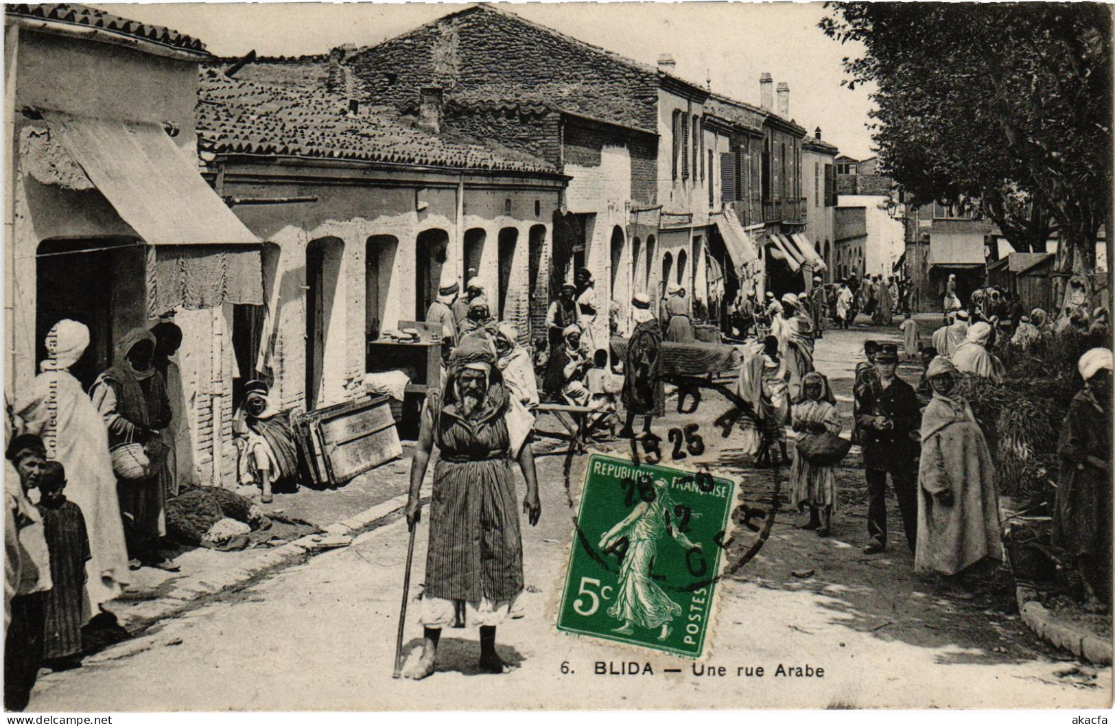 CPA AK BLIDA Une Rue Arabe ALGERIA (1389524) - Blida