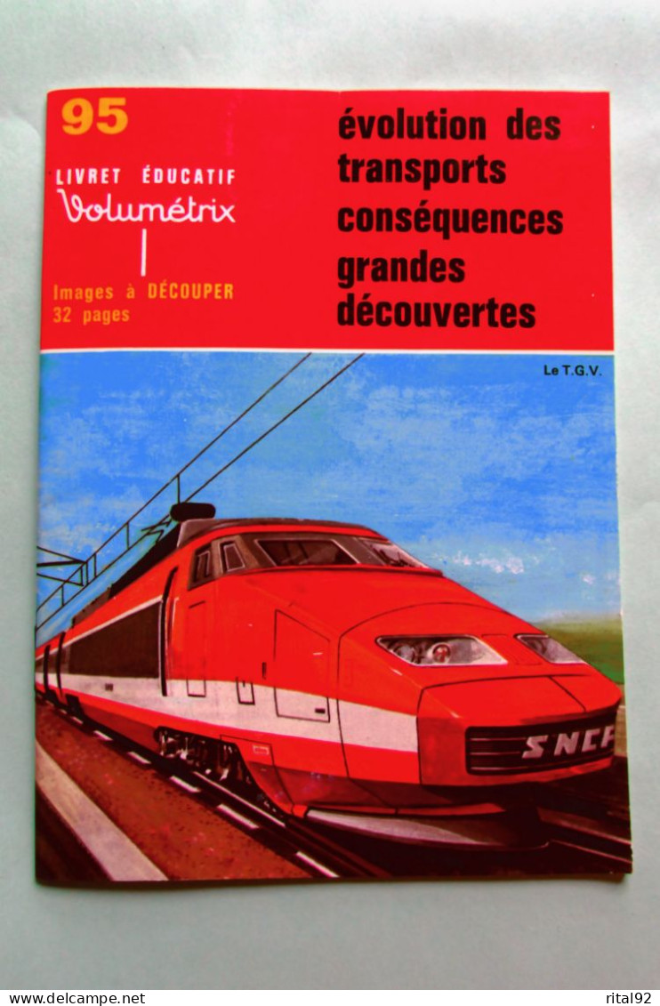 VOLUMETRIX - Livret Educatif Images à Découper - Edition 1979 - Schede Didattiche