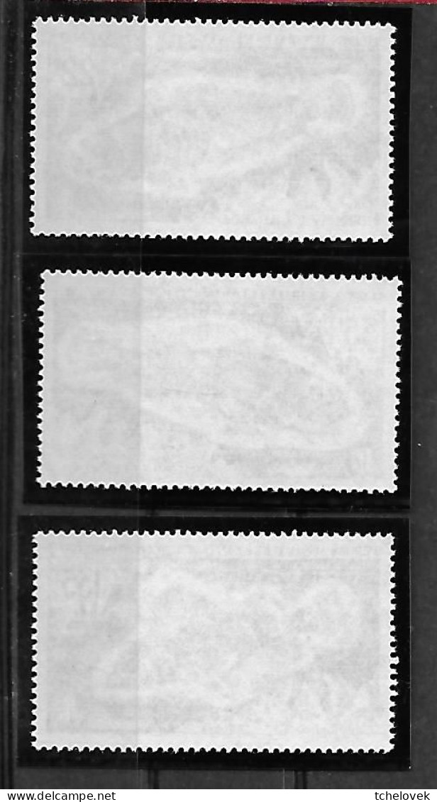TAAF FSAT. Yt N° 43.45 Poissons 1971 - Unused Stamps