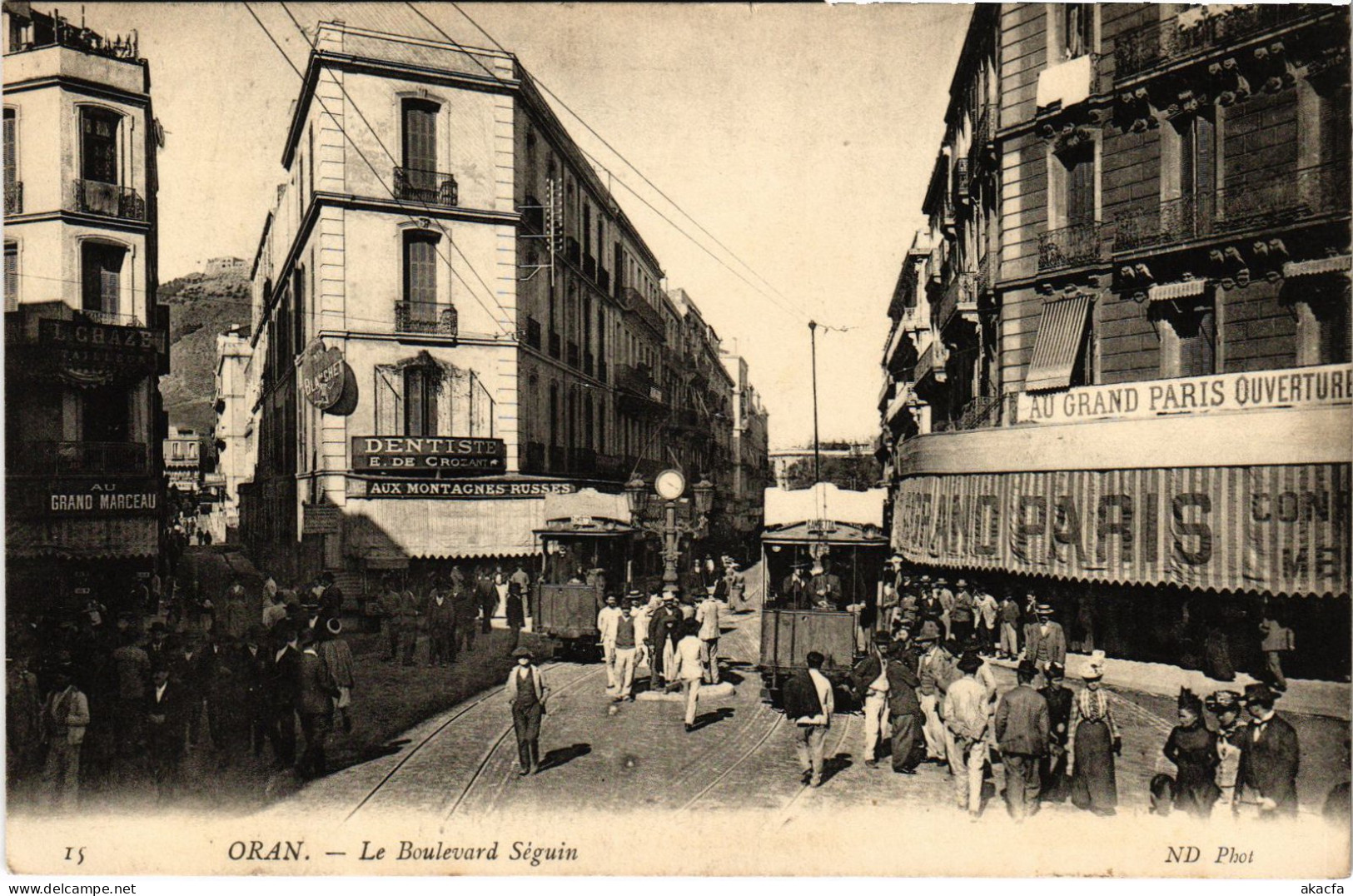 CPA AK ORAN Boulevard Seguin ALGERIA (1389511) - Oran