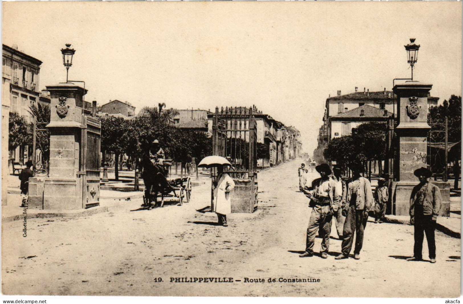 CPA AK PHILIPPEVILLE Route De Constantine ALGERIA (1389506) - Skikda (Philippeville)