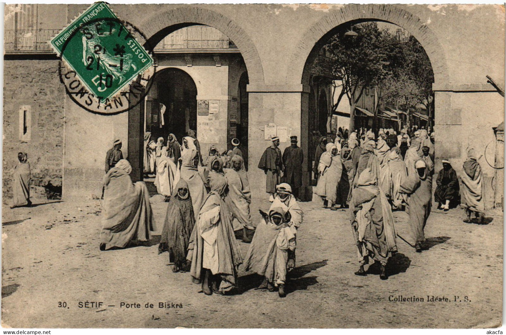 CPA AK SETIF Porte De Biskra ALGERIA (1389495) - Sétif