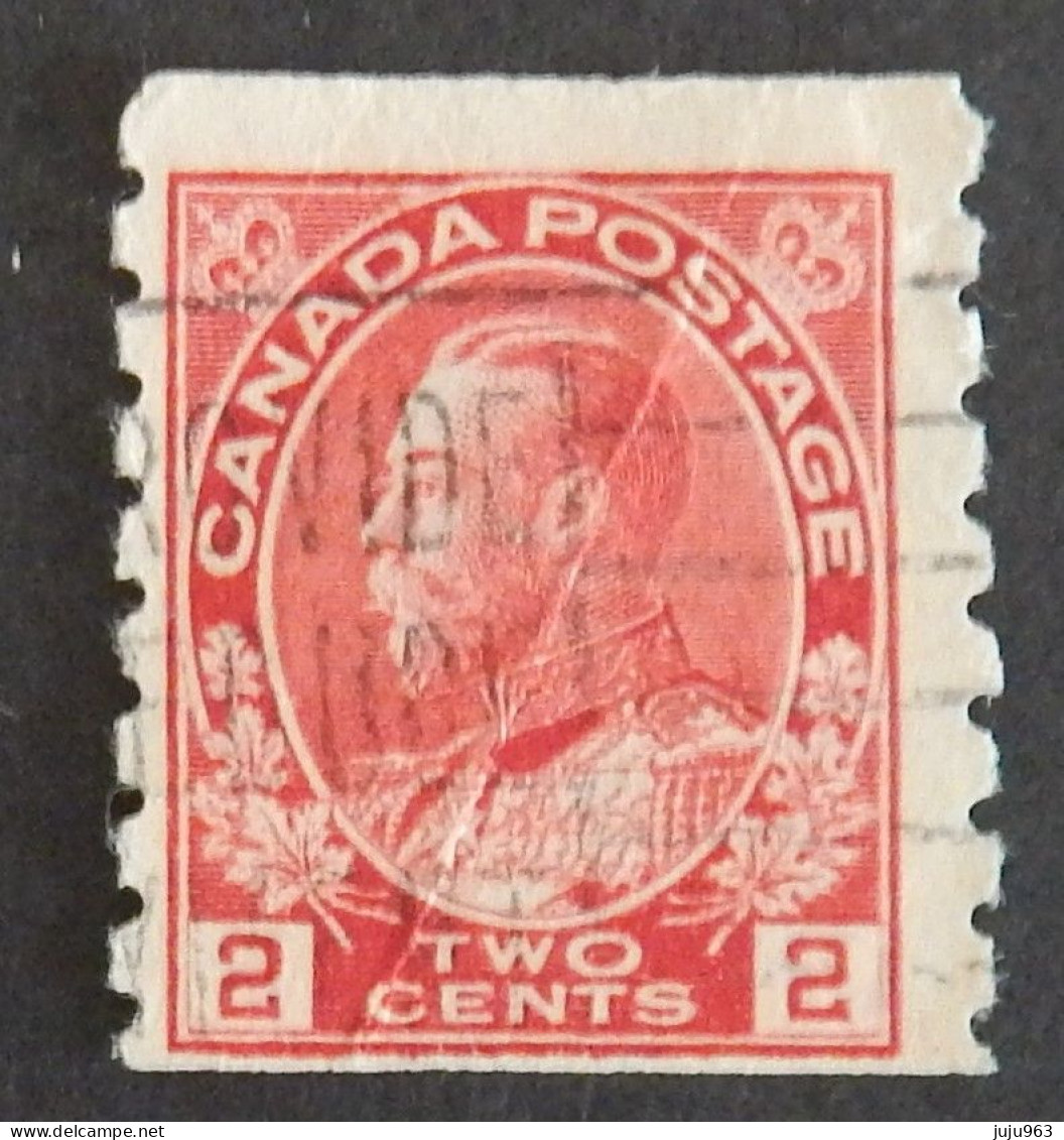 CANADA YT 94aB OBLITERE "GEORGE V" ANNÉES 1911/1916 - Used Stamps