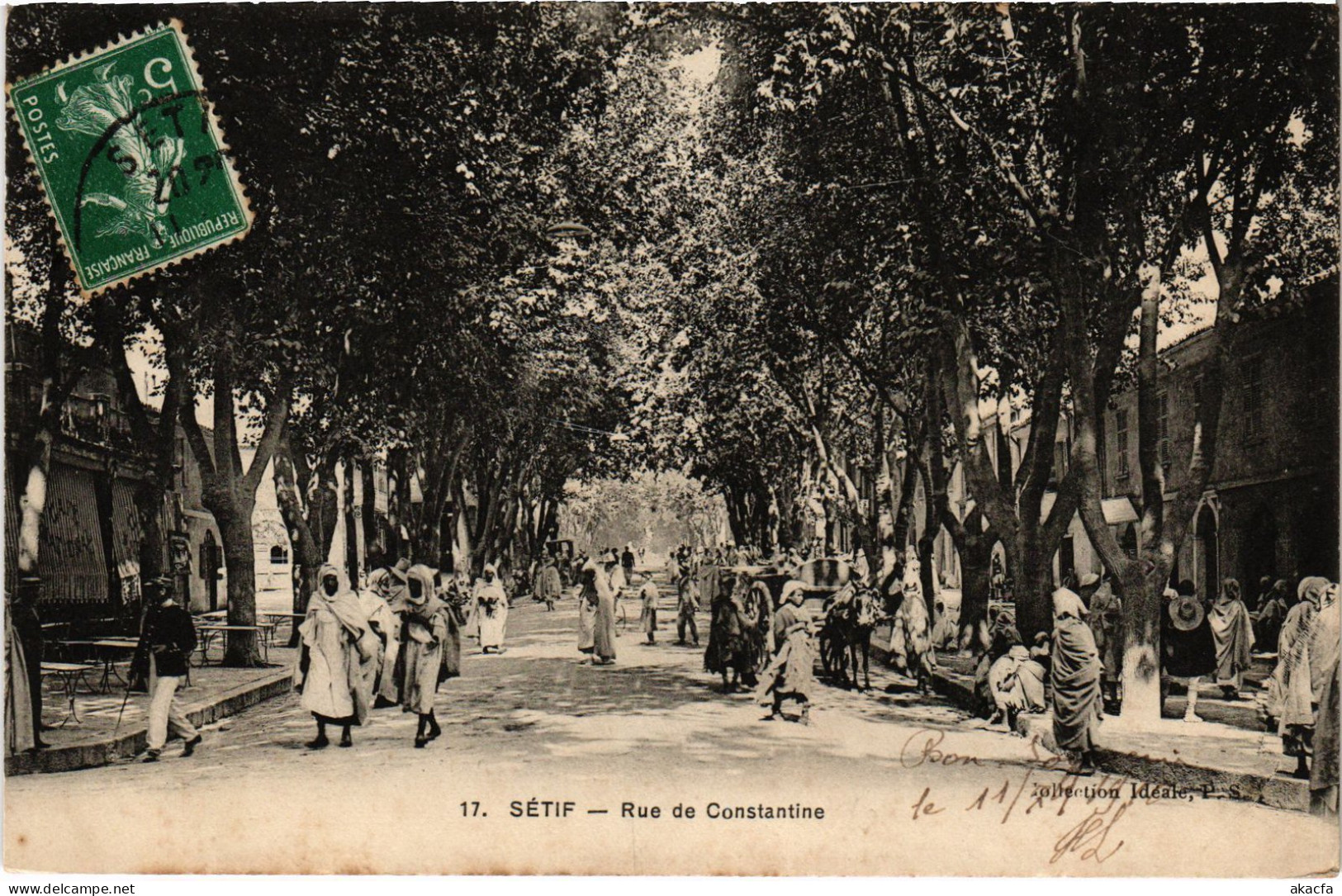 CPA AK SETIF Rue De Constantine ALGERIA (1389488) - Setif