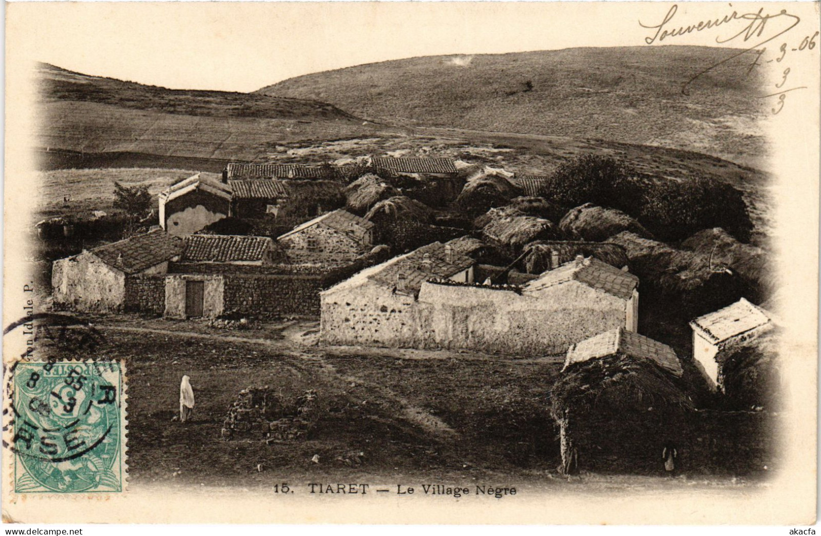 CPA AK TIARET Le Village Negre ALGERIA (1389486) - Tiaret