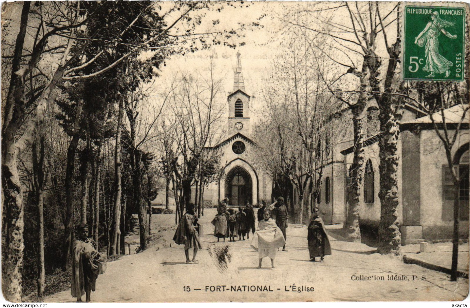 CPA AK FORT-NATIONAL Eglise ALGERIA (1389459) - Sonstige & Ohne Zuordnung