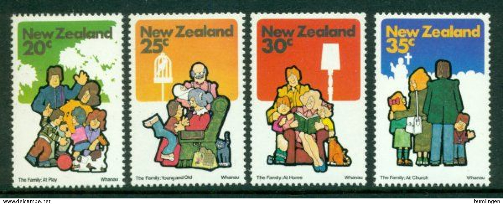 NEW ZEALAND 1981 Mi 818-21** Family Life [B929] - Andere & Zonder Classificatie