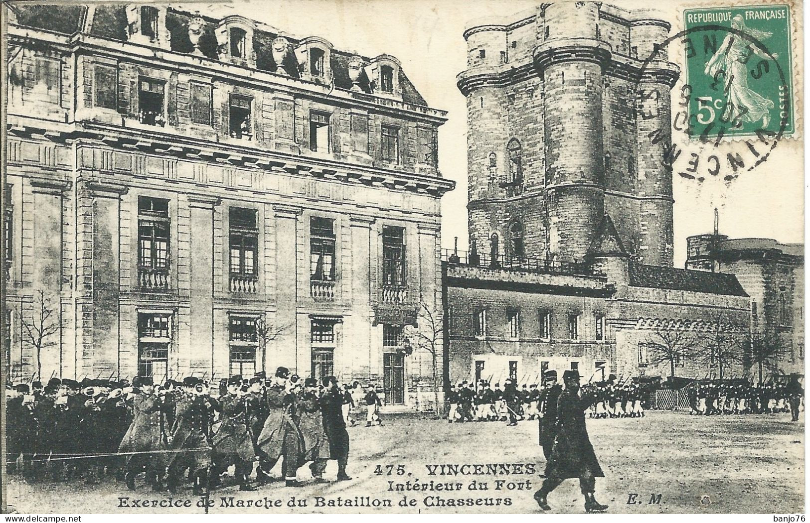 Vincennes (94) - Intérieur Du Fort - Exercice De Marche Du Bataillon De Chasseurs - Vincennes