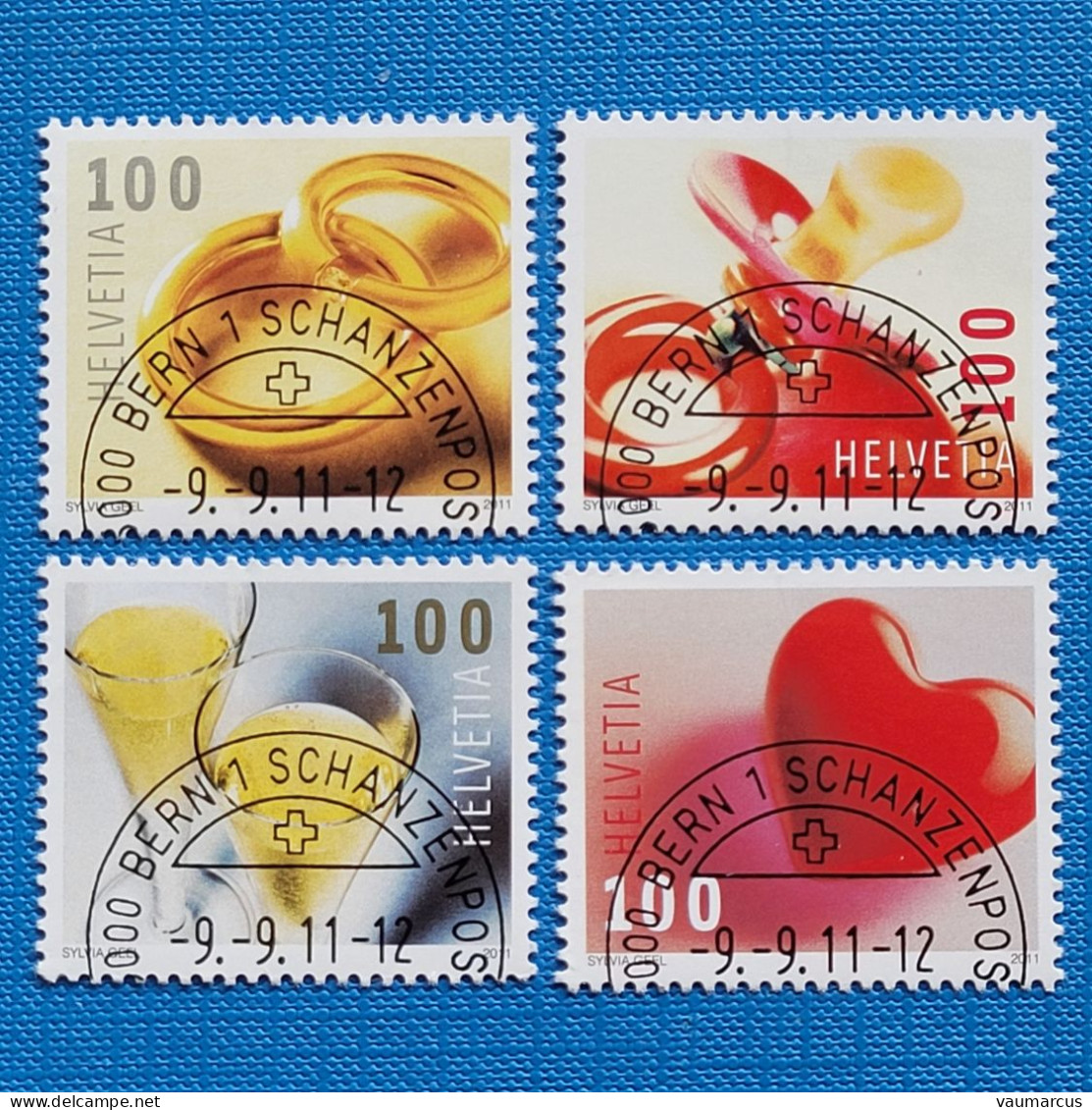 2011 Zu 1400-03 / Mi 2215-18 / YT 2139-42 Obl. - Used Stamps
