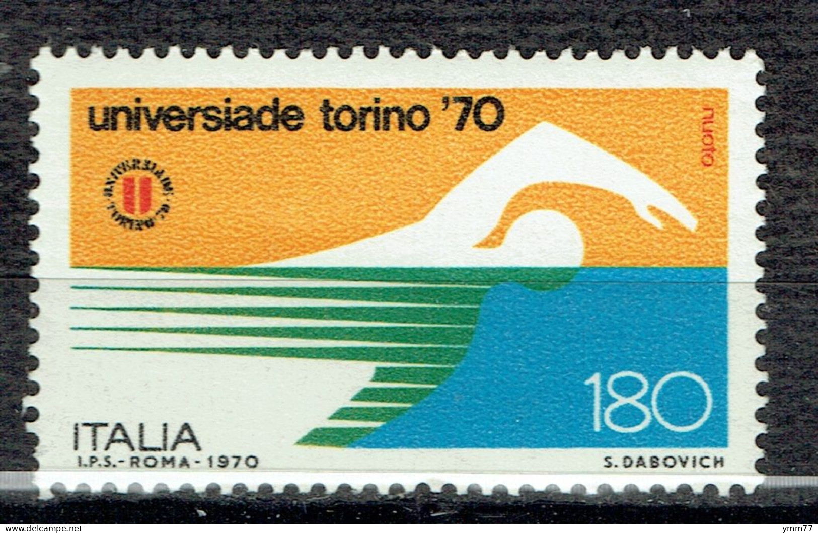Universiades à Turin : Natation - 1961-70: Mint/hinged