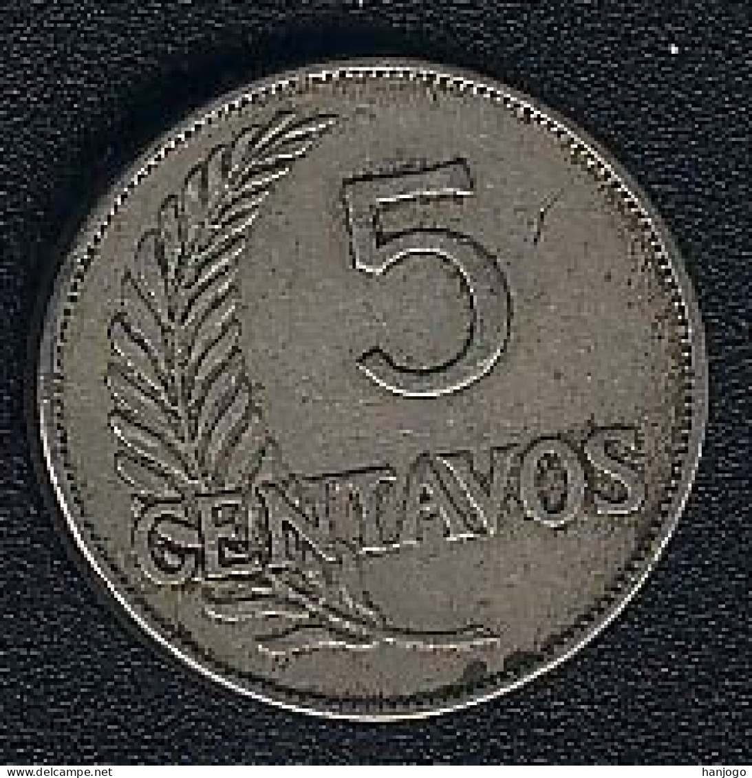 Peru, 5 Centavos 1934, CuNi - Peru