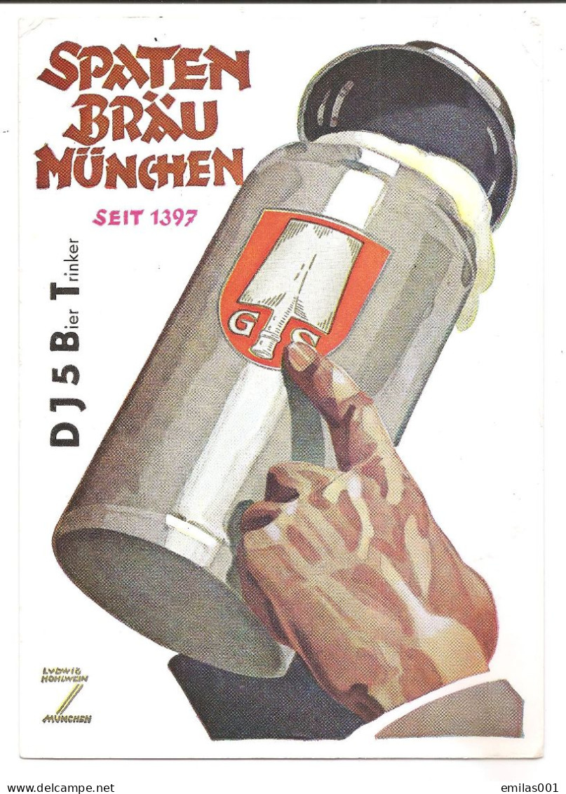 QSL - Allemagne - Publicitè  Bière 1984 - Radio Amateur