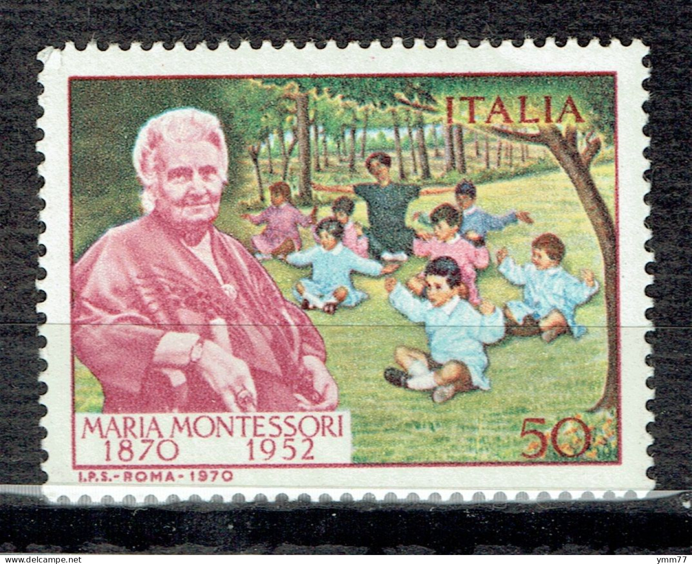 Centenaire De La Naissance De Maria Montessori, Pédagogue - 1961-70: Mint/hinged