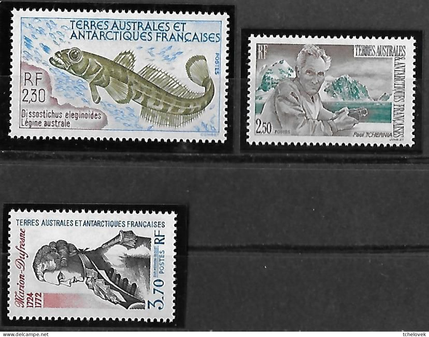 TAAF FSAT. Yt N° 166, 167, 168 & Yt 169 - Unused Stamps