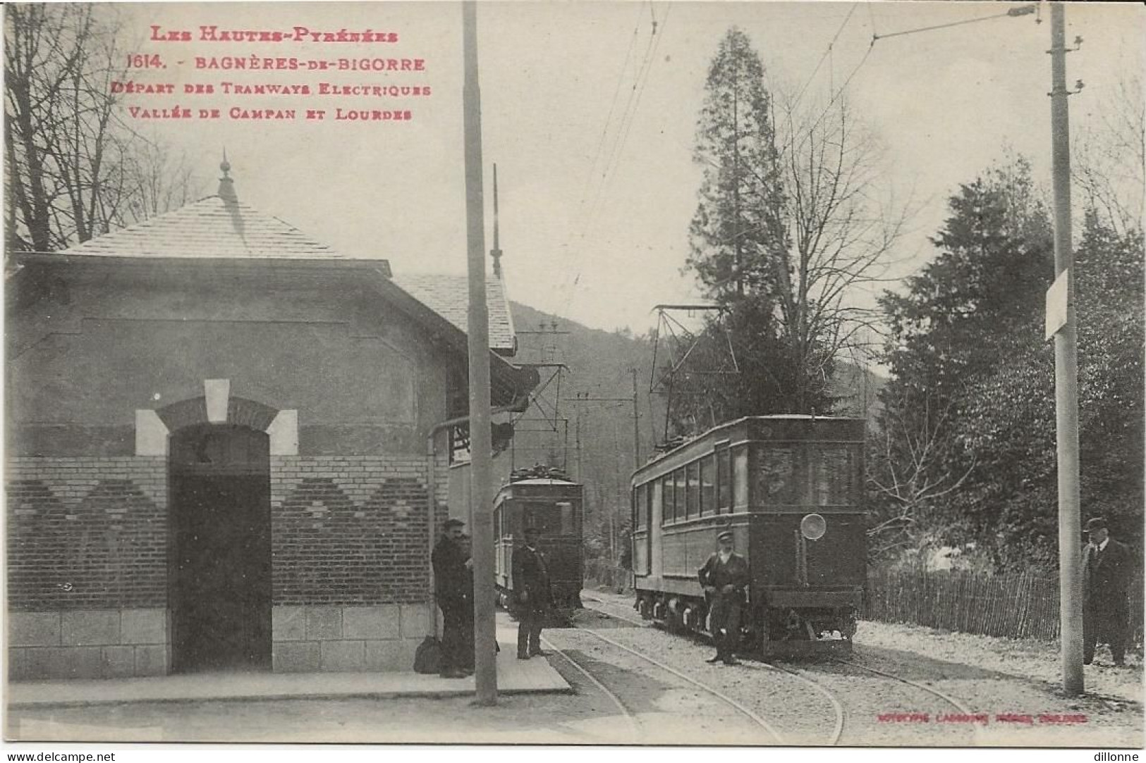 D 65 BAGNERES De BIGORRE   Depart Des Tramways Electriques - Bagneres De Bigorre