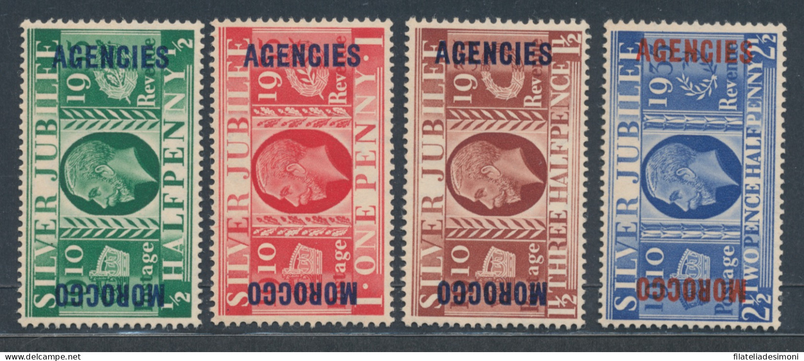 1935 Morocco Agencies - Stanley Gibbons N. 62/65 - MNH** - Other & Unclassified