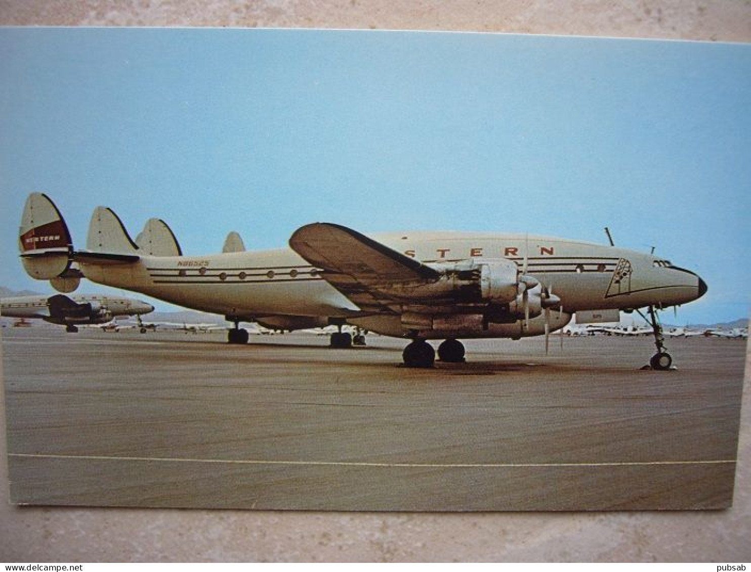 Avion / Airplane / WESTERN AIRLINES / Lockheed L-749A Constellation - 1946-....: Modern Era